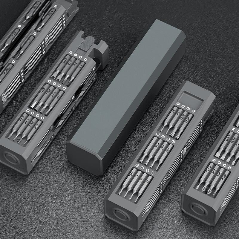 Ultimate 44 in 1 Precision Screwdriver Set - Magnetic S2 Alloy Steel Bits with Hidden Storage for All Your Appliance Repair Needs