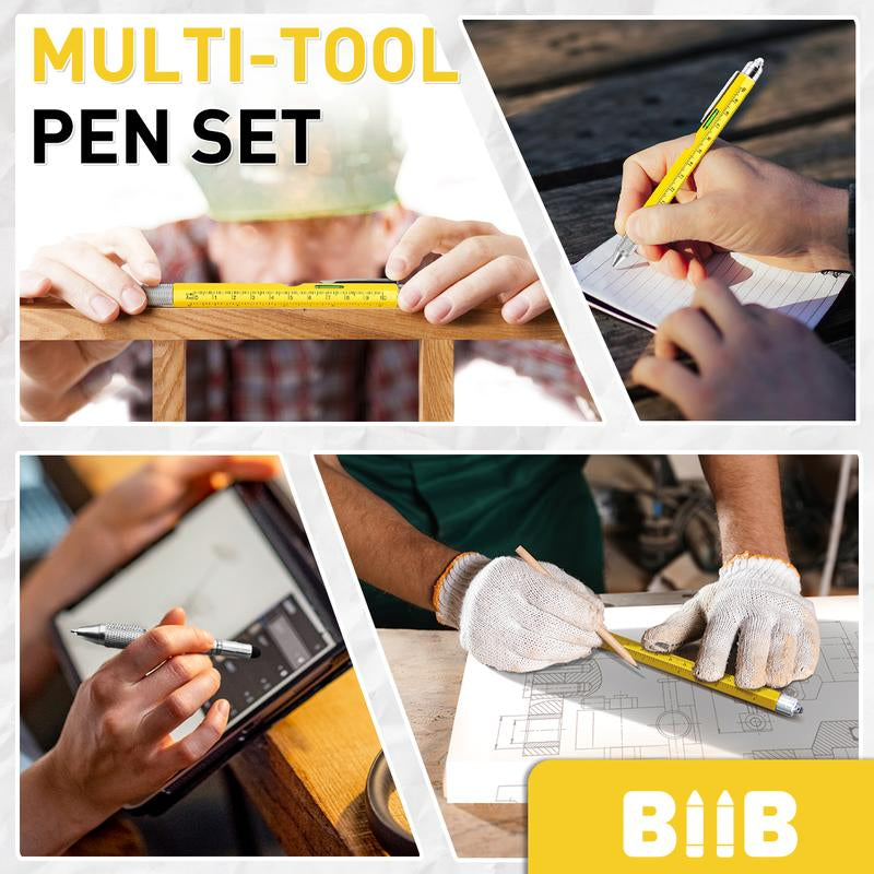 Ultimate 9-In-1 Multitool Pen - Perfect Gift for Men & Women, Compact EDC Tool for Office, DIY, Travel & Everyday Use
