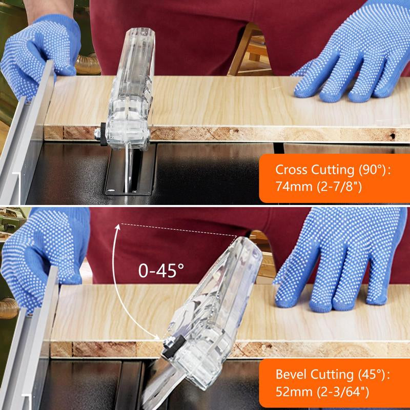 Unlock Your Woodworking Potential with the GARVEE Portable 8-Inch Table Saw - 3576RPM Cutting Speed, Precision 24T Blade, and Superior Dust Collection!