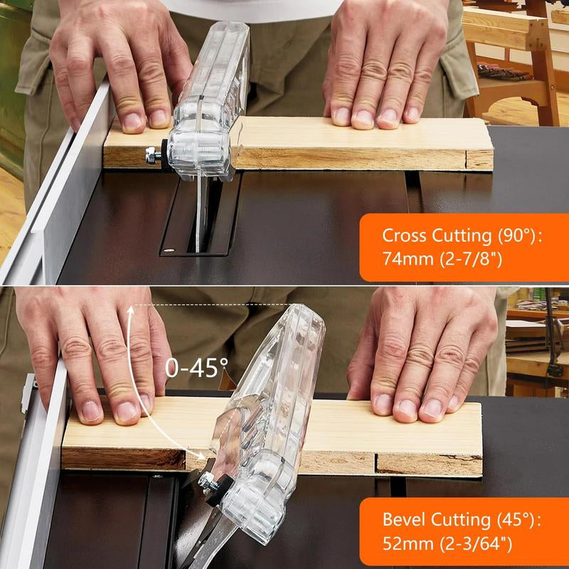 Unlock Your Woodworking Potential with the GARVEE Portable 8-Inch Table Saw - 3576RPM Cutting Speed, Precision 24T Blade, and Superior Dust Collection!