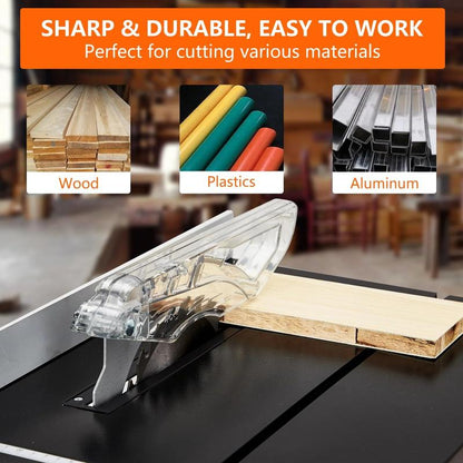 Unlock Your Woodworking Potential with the GARVEE Portable 8-Inch Table Saw - 3576RPM Cutting Speed, Precision 24T Blade, and Superior Dust Collection!