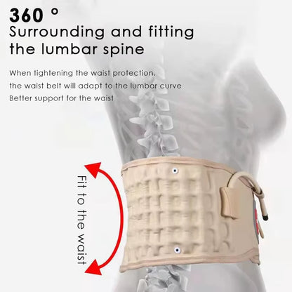 Inflatable Waist Brace Waist Fixed Belt Traction Belt Suitable for Male and Female Adult Lumbar Spine Air Traction Device